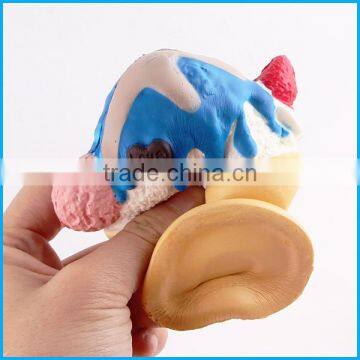 High Quality PU Soft Squishy Toys Slow Rising Squishy Ice Cream photo-3