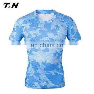 Customized full body sublimation printing rash guard