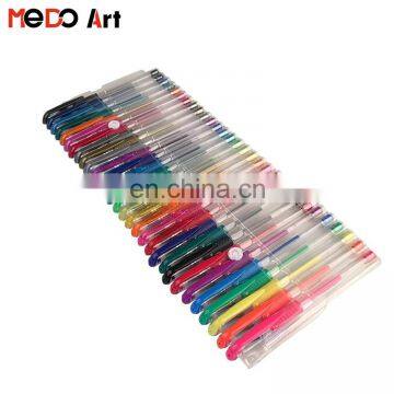 Rainbow Pack 24 Colors Gel Pens Set Metalic Glitter Pastel Neon Gel Ink Pen Set