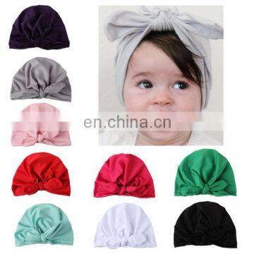 Newborn Baby Soft Warm Hat Toddler Kids Cotton Boys Girls Beanie Bow Knot Cap