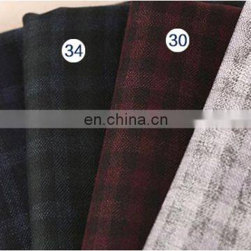 Fashion Polyester Rayon Spandex Blend Traditional Plaid TR Suit Fabric photo-4