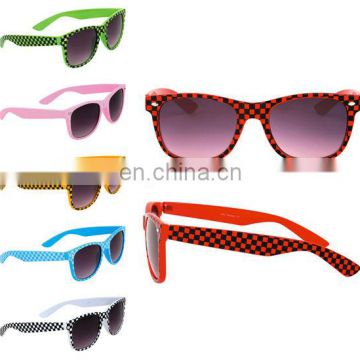 Promotional custom way far sunglasses Customized with Printed Logo