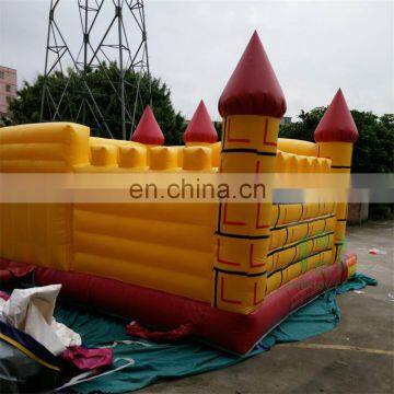 Hola Red and Yellow Colorful PVC Tarpaulin Inflatable Bounce House for Sale photo-5