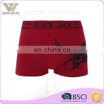 Popular design comfortable custom printing seamless boxer underwear