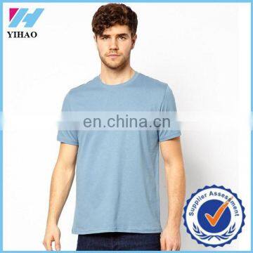 Trade assurance Yihao men's cotton t shirts custom men wholesale sports running fitness oversize t-shirt