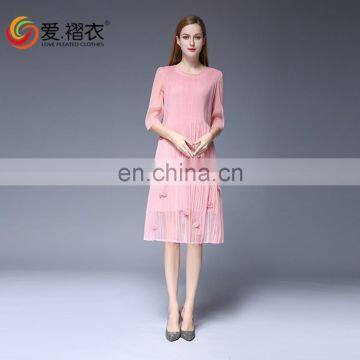 Dongguan Clothes Factory Women Wear Pure Color Casual Outdoor Dresses photo-2