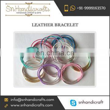 New in Fashion Leather Bracelet for Women Available in Various Multiple Colours