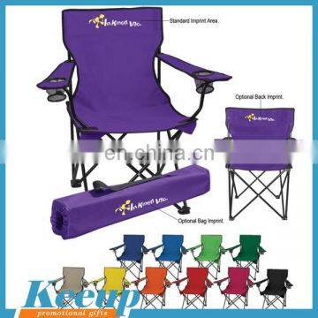 Promotional items high quality cheap metal canvas folding chair made in china