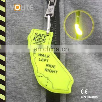 Reflective Zipper Pull For Kids Safety Promotion