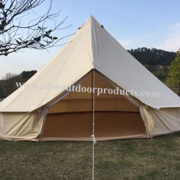 3-6M Waterproof Luxury Camping Cotton Herringbone Tent