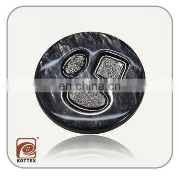 Fashion button,Resin button for coat Decorated combined button