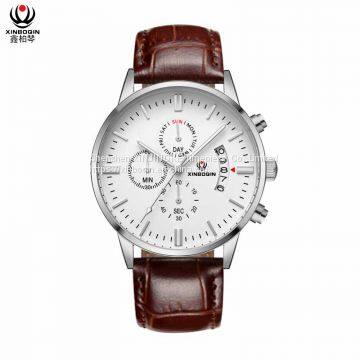 XINBOQIN Dropshipping Custom Luxury Fashion Popular Casual Tide Waterproof Stainless Steel Men's Watch