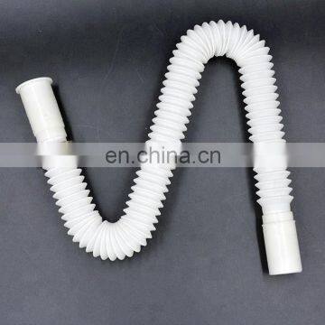 Factory price bathroom accessories durable and low price PVC flexible waste drain pipe waste pipe