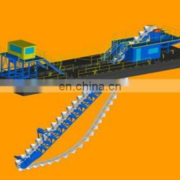 Gold mining dredger