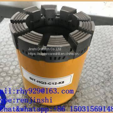 geological mining exploration core drill bits