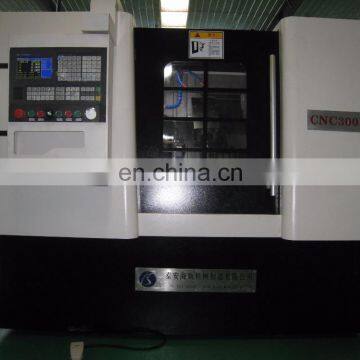 CNC300D Cnc Lathe Metal Cutting Machine With Power Milling Head photo-3