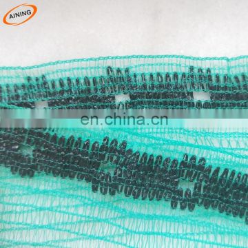 HDPE green 50gsm anti hail guard net with eyelets