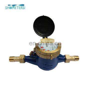 DN15 ip68 brass body multijet pulse output water meter class b