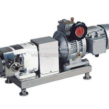 Stainless steel cam rotor pump