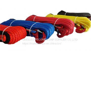 Recomen high Strength 12000lbs 4x4 synthetic winch  rope for winch