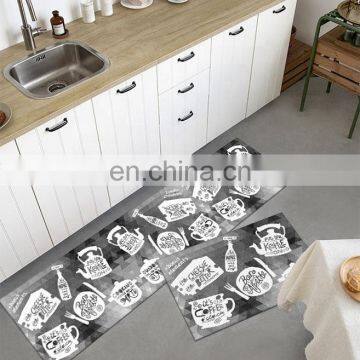 Household manufacturers 3d printed non-slip kitchen carpets mats living room