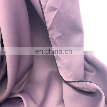 3 Pass Polyester Black Yarn Blackout Curtain Fabric Hotel Curtain Fabric photo-2