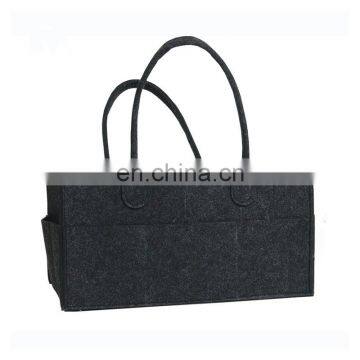 Wholesale Felt Diaper Caddy for Tote Bag With PU Leather Handle photo-5