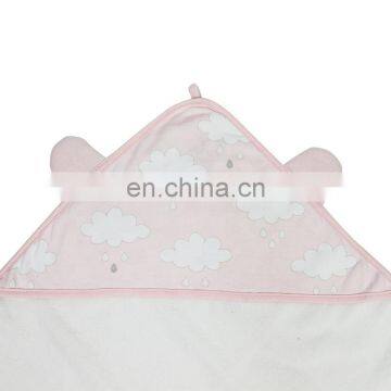 100% Cotton Cute and Comfortable Wearable Hooded Bath Towel Animal Baby Hooded Towel photo-3