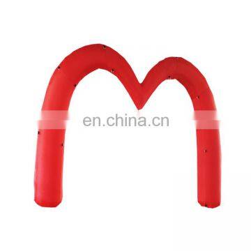 Top Quality Inflatable Red Heart Shape Wedding Arch/Inflatable Entrance Archway For Sale