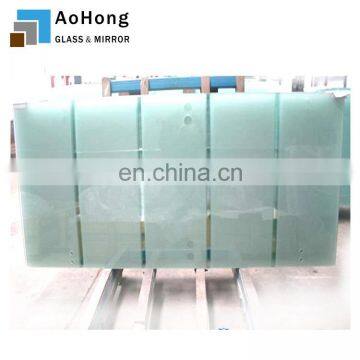 8mm 10mm 12mm Thick Security Frosted Panels Sandblasted Tempered Glass Door and Partition photo-2
