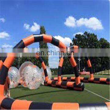 Latest Inflatable go Kart Racing ,zorb Ball Track ,inflatable go Karts Racing Track for Sale