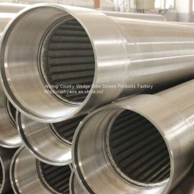 Wedge Wire Wrap Well Screen , Dewatering Well Screen Pipe, Sand Control Well Screen Tube photo-4