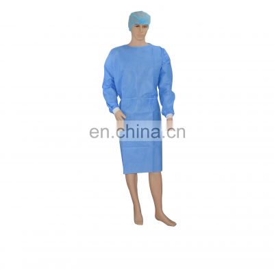 Disposable Non Sterile Surgical Gown Nonwoven PPE Gown