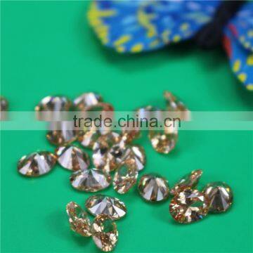 High Quality Wholesale Incomparable Beautiful Oval Cut Light Peach Ziron for Decoration Saree photo-4