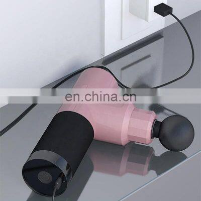 NingdeCrius CD-05 Hot Selling Fascia Gun 30 Speed 24V Mini Vibration 4 Heads Deep Tissue Portable Percussion Muscle Massage Gun