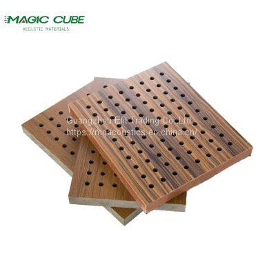 perforated wooden board