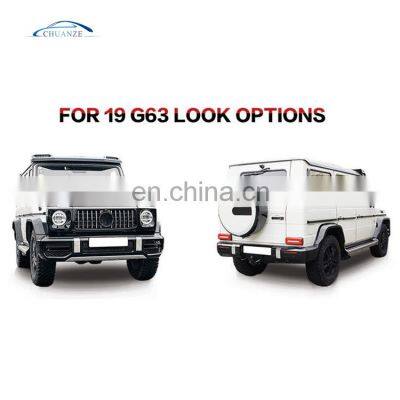 HOT SELLING BODY KIT FOR MERCEDES BENZ 2019 G63 FRONT REAR BUMPER GRILLE HEAD AND TAIL LIGHTS AUTO SPARE PARTS