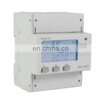 Din rail 3-phase energy meter digital display RS485 Modbus-RTU power meter Acrel ADL400 IoT Cloud electricity meter