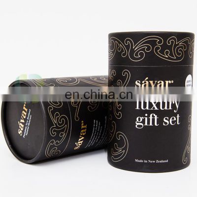 Biodegradable Paper Round Box Custom T shirt Packaging