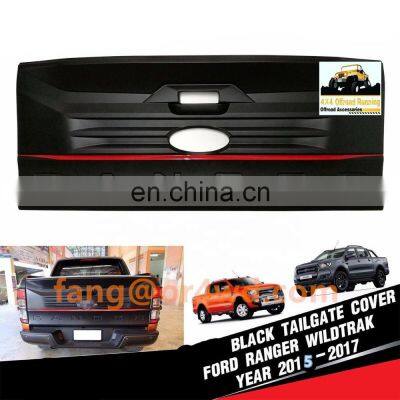 Black Rear Tailgate Cover Facelift for RANGER 2015 2016 2017 photo-2