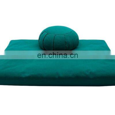 Top Cotton Filled Zafu & Zabuton Meditation Cushion Set Indian Cushion From India photo-3