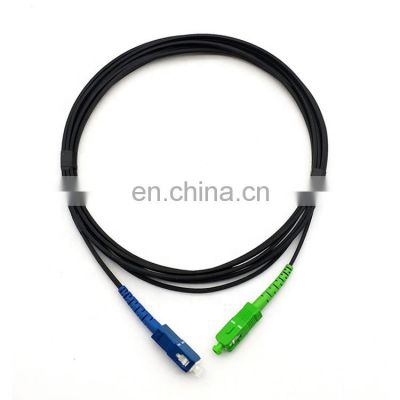 SC/APC Fiber Optic Drop Cable Patch cord G652D G657A FTTH indoor Outdoor Fiber Optic Patchcord field outdoor patch cord