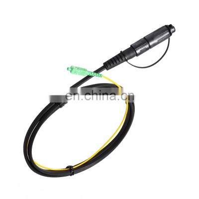 Outdoor Waterproof Pre Connectorized Optitap Drop Cable Hardened Optitap Fiber Connector With SST Drop Cable