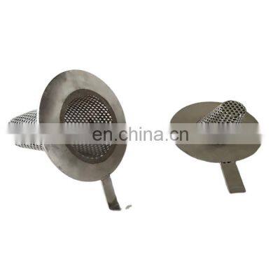 ss304 Cage -type filter basket strainer oil filter Temporary filter