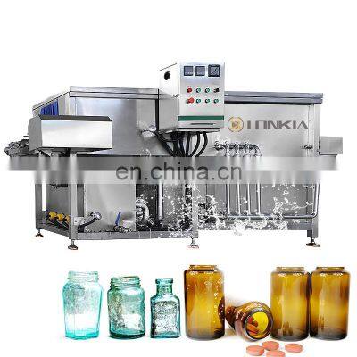 China Manufacturer Hot sale Automatic Liner Good Quality Glass Bottle Washing Disinfection Machine Price