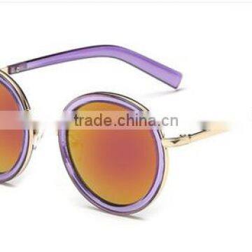 Men Women Revo Vintage Shade Round Lens Reflective Mirror Out Door Sunglasses photo-6