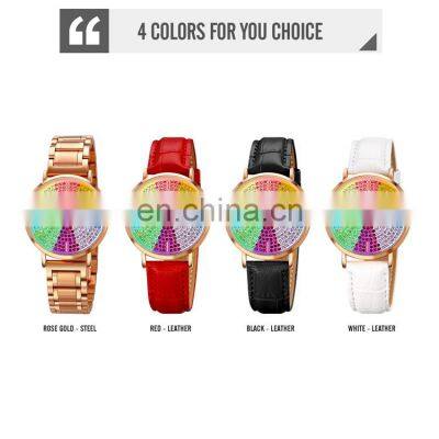 Watches Woman SKMEI 1811 Design Your Own Watch Jam Tangan Quartz Leather Watch photo-5