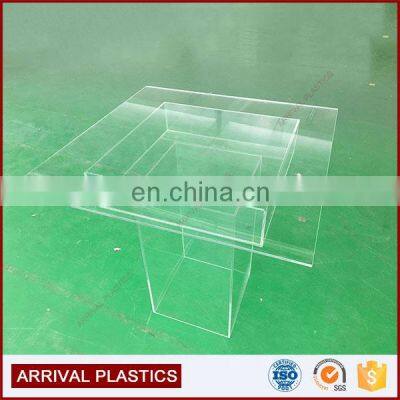 Clear Acrylic Dining Table Cake Coffee Table photo-2