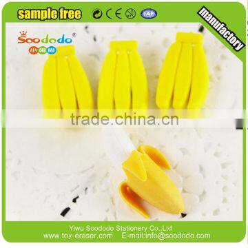 Novelty Products Manufacture Fruit Series Banana Shaped Eraser photo-2