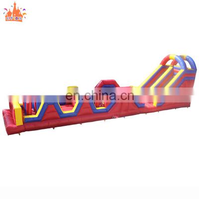 Big color kids inflatable floating obstacle course inflatable